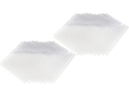 50 Folhas De Plástico Transparente Álbuns Fotos, Proteger E Organizar Cards Colecionáveis, Com 11 Furos