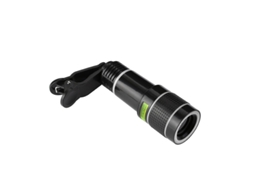 Lente De Zoom De Câmera 20x Para Telefone, Lente Grande Angular E Macro Para Telefone, Lente Fishey, Aplicável Para Jogos De Relógio (preto)