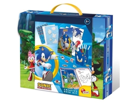 Kit De Escritório Criativo Atividades Criativas Liscianigiochi Sonic A Partir De 5 Anos