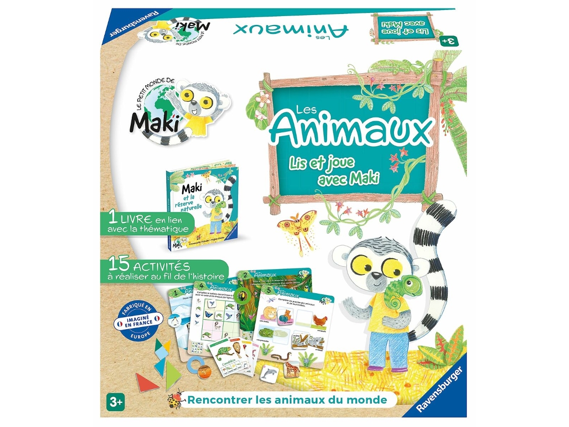 Jogo Educativo RAVENSBURGER Les Animaux
