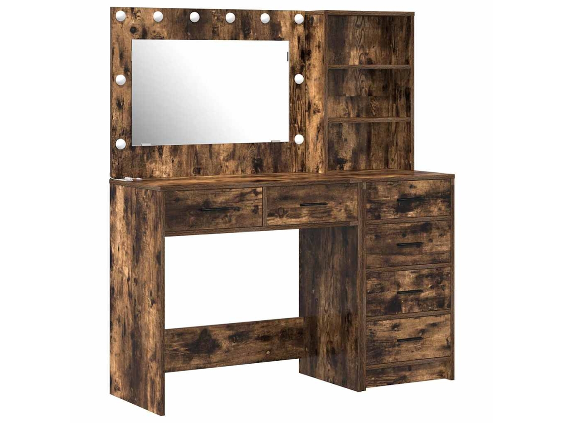 Penteadeira Castanho MAISON EXCLUSIVE em Madeira Processada (78,5x41x135 cm)