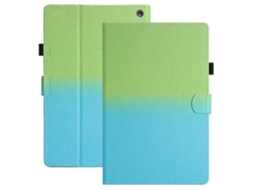 Capa de couro com costura gradiente para tablet Amazon Kindle Fire HD8 2020 (Webake)