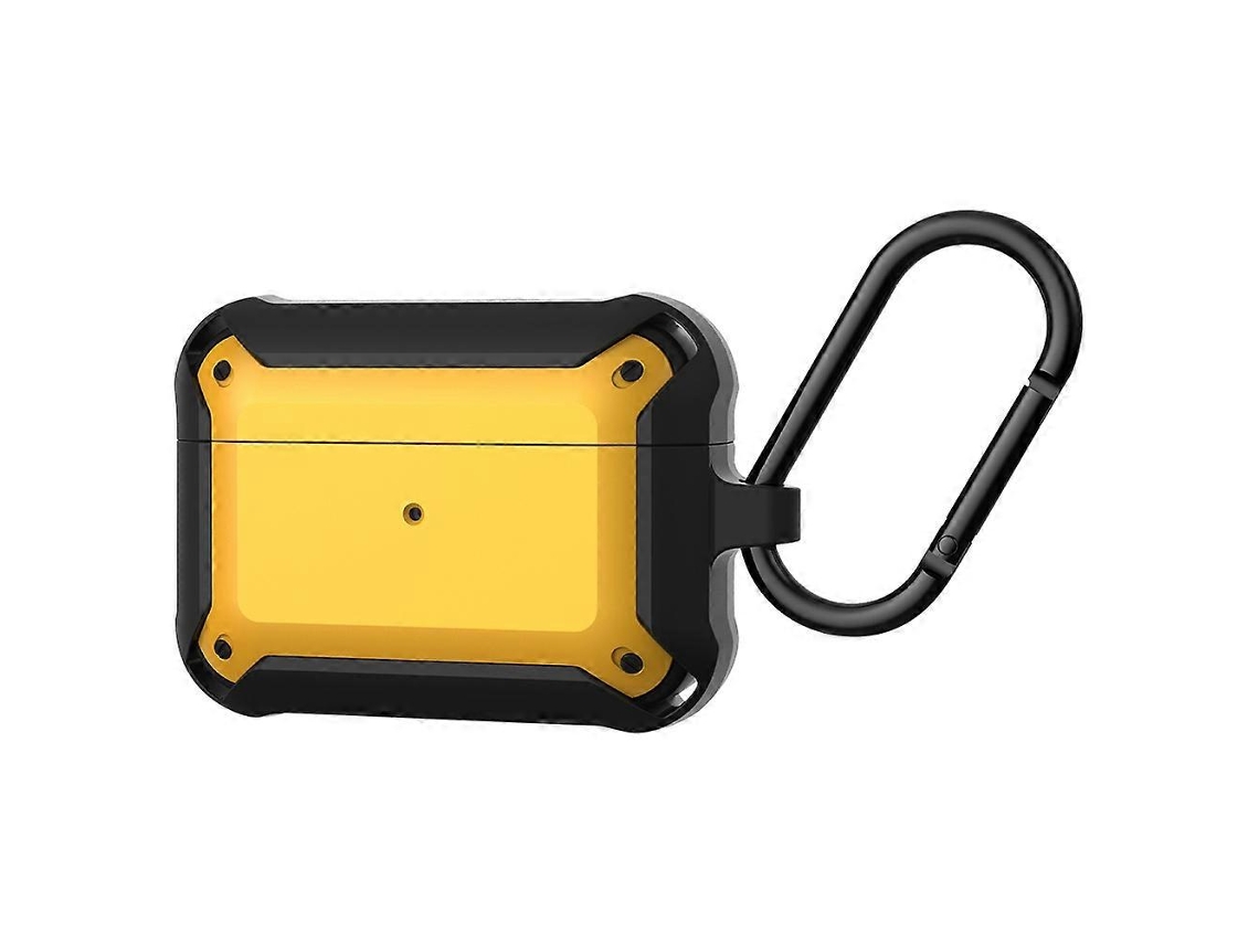 Capa protetora de silicone resistente a impactos, modelo Bumblebee Armor, para fones de ouvido sem fio AirPods Pro. GIECY