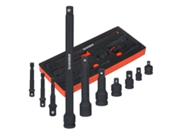 Kit De Barras De Extensão E Adaptadores Para Impact Driver Com 3/5/10 Polegadas E Adaptador De Parafusadeira