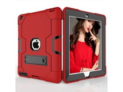 Lurelia Capa Para Ipad 9.7 2018, Silicone, Vermelho, Proteção Contra Quedas