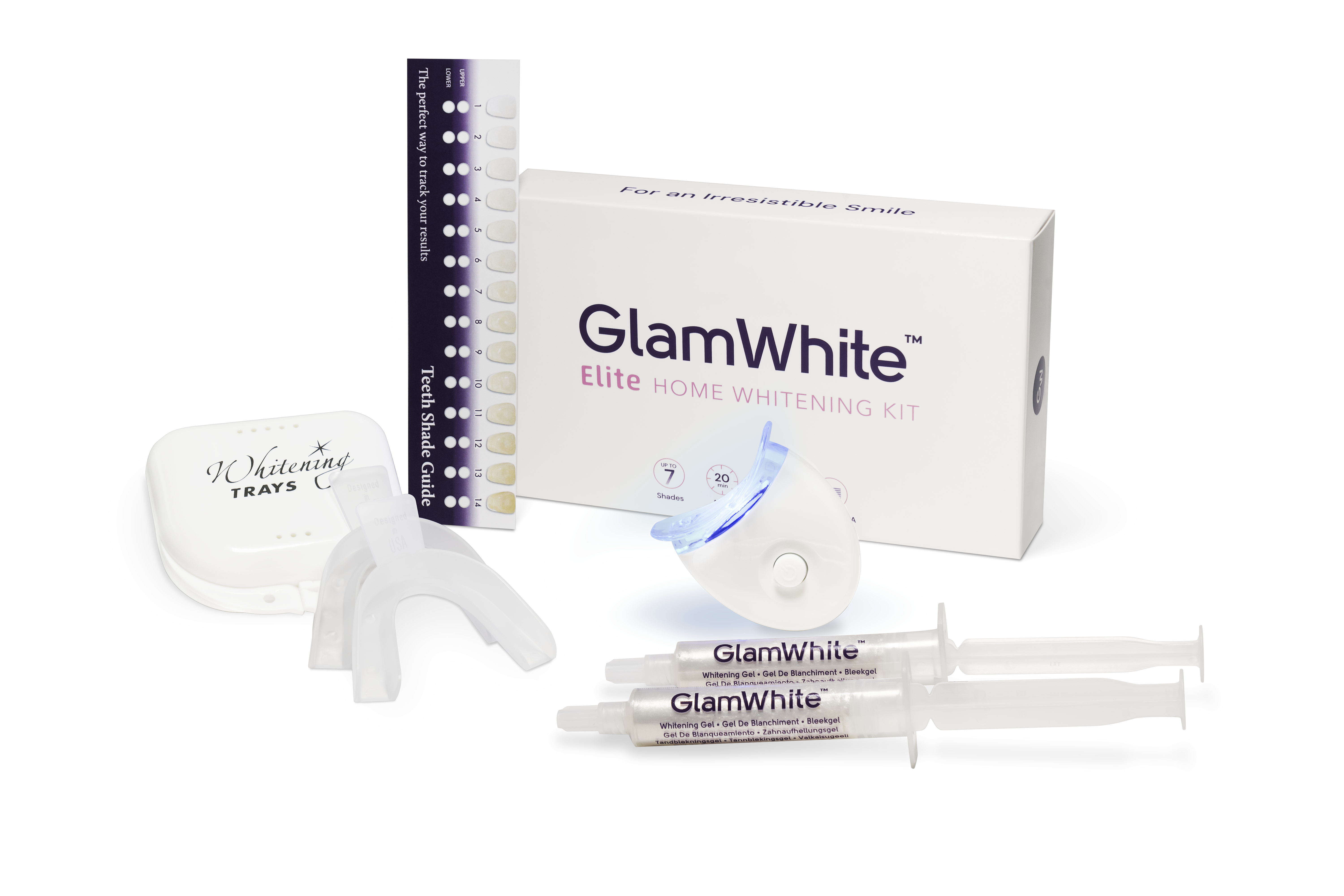 Kit de Branqueamento Dentário GLAMWHITE Elite (20 ml)
