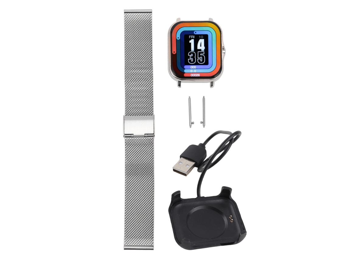 Relógio inteligente EOOCOO com tela tática, Bluetooth, fitness