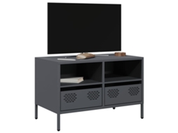 Vidaxl Móvel de Tv 68x39x43,5 Cm Aço Laminado a Frio Antracite