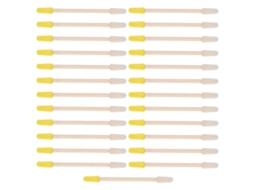 Caneta para Polpa de Abelha Primerox 25pcs de Bambu e Plástico com Dupla Cabeça