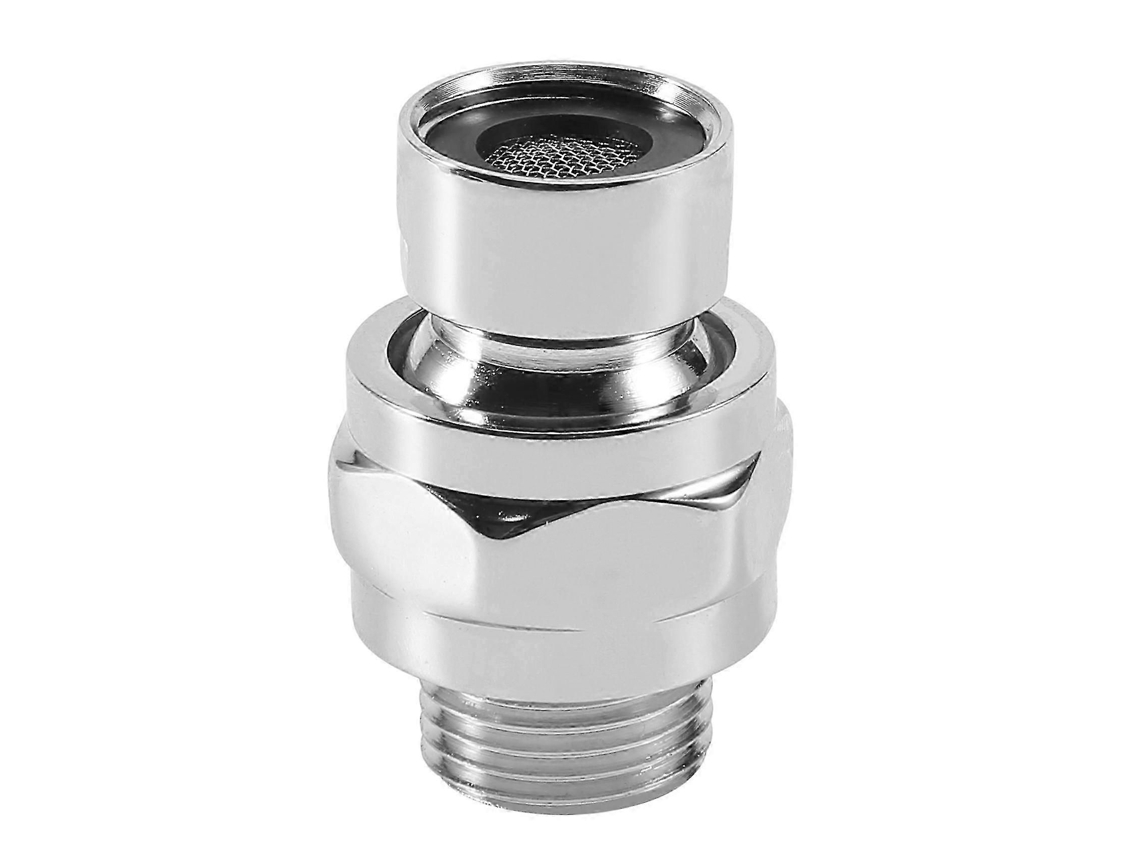 Adaptador De Chuveiro Articulado Em Latão Cromado, Com Ajuste Angular De Cabeça.