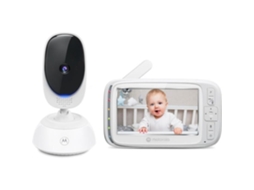 Babá Eletrônica com Câmera, Wi fi, Visão Noturna, Branco AQUAFORGE