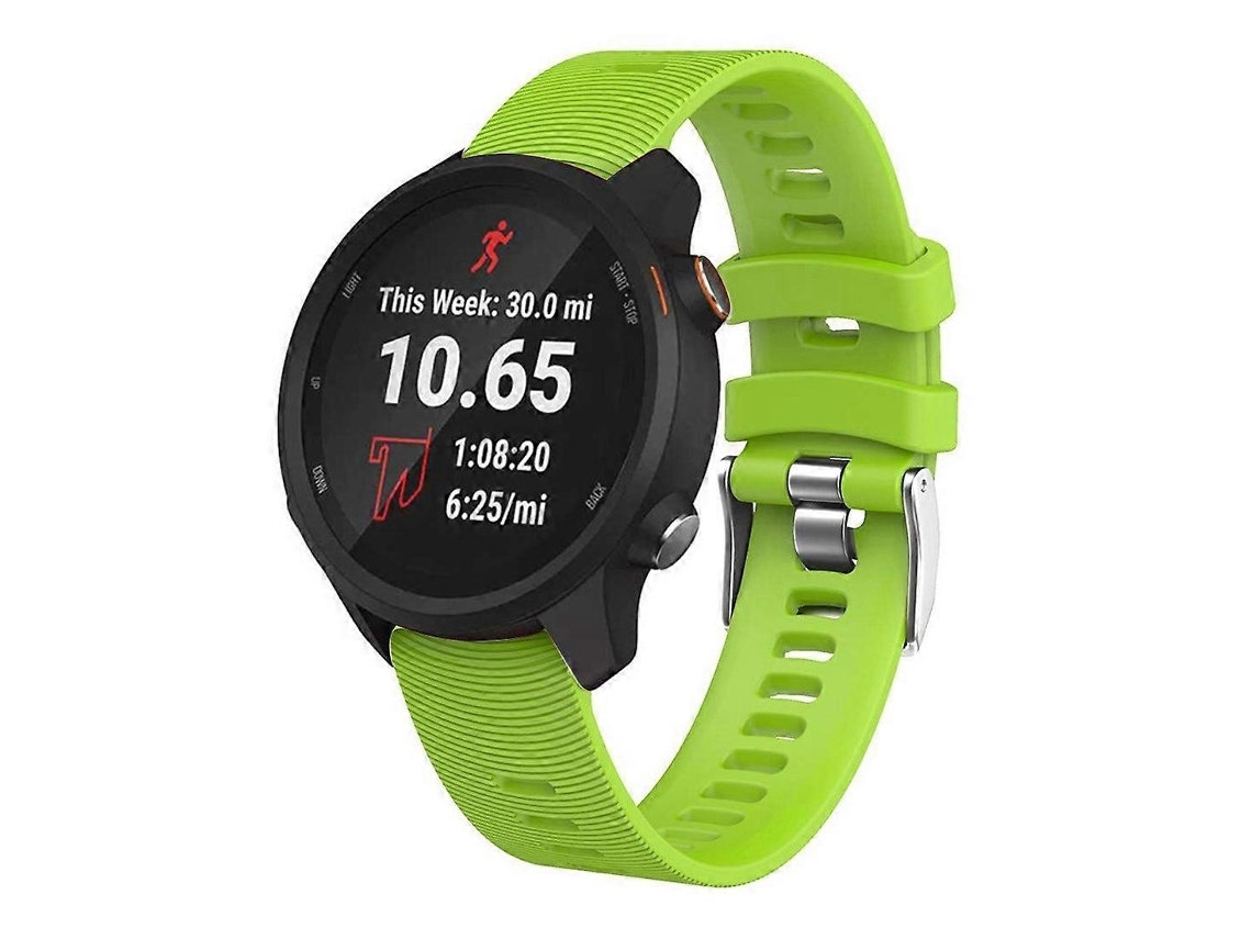 Pulseira De Silicone Para Smartwatch Garmin Forerunner 245 Nostalgia88