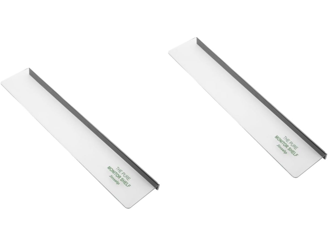 Quadro de avisos de computador com 2 peças, monitor direcionado, suporte para memorandos e computador.