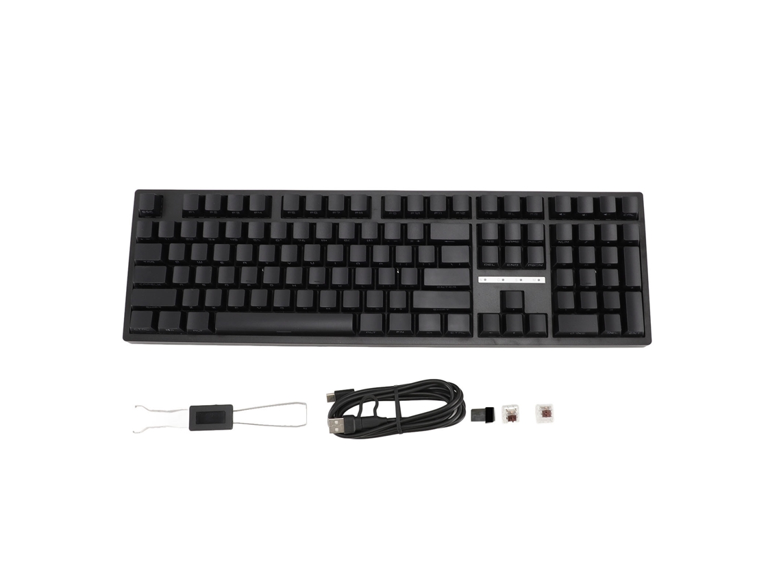 Teclado Mecânico 108 Teclas Rgb Interruptor Marrom