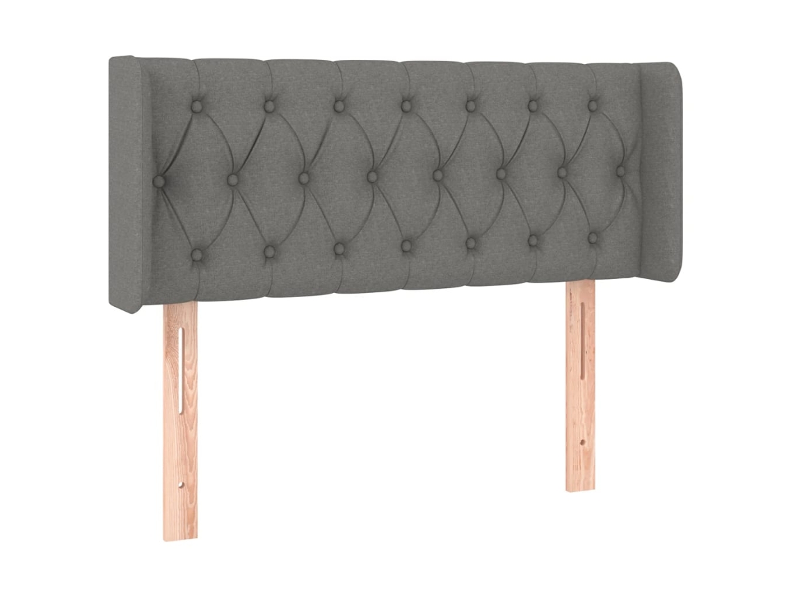 Headboard, Headboards Vidaxl Cinzeto Tecido (93 X 16 X 78/88 Cm)