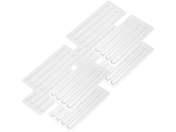 Protetores De Calcanhar Silicone Transparente Callaron, Autoadesivos, 32 Unidades, Para Evitar Atrito E Escorregões Em