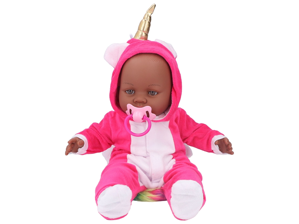 Primerox boneca Bebê Simulada 16 Polegadas Vinil Macia com Traje Mudável Presente Ideal para Crianças