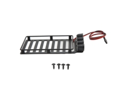 Mali carreira de Bagagem com Rack de Teto Rc com Luz Led para Crawler Axial Scx24 1/24