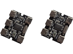Hub Usb Tipo C Com 2 Portas, 1 Entrada E 3 Saídas, Interface De