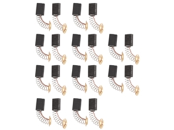 20 Peças De Escovas De Carbono Para Motor 5x11x16mm Acessório De Cobre Kit Para Furadeira, Lixadeira, Máquina
