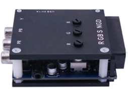 Conversor Transcodificador Scart Rgbs para Componente Ypbpr para Consoles Retrô, Diferença de Cor SFUSHOS