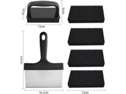 Conjunto De Escovas De Limpeza Para Churrasqueira - Design Funcional