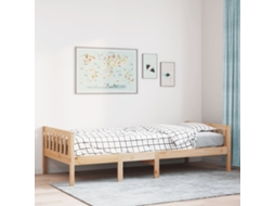 Vidaxl Cama De Criança Sem Colchão 90x200 Cm Madeira De Pinho Maciça