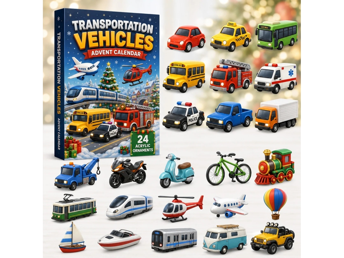 Calendário Do Advento 2d 2026 (meios De Transporte)