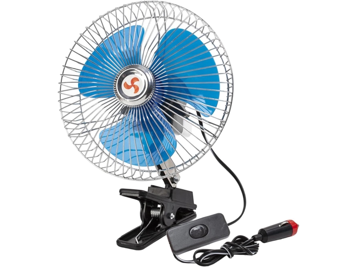 Ventilador De Carro Automático Oscilante Com Clipe Fixação