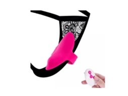 Brinquedo Vibrador Vestível Para Mulheres Calcinha Sem Fio Com Bala De Controle Remoto Brinquedo Sexual Calcinha Vibratória, Vermelho