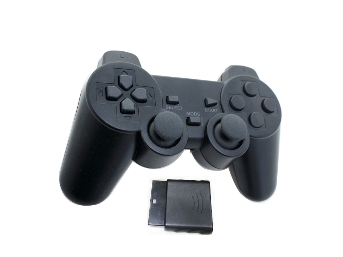 Controlador Sem Fio 2. 4g, Compatível Com Hosts Ps2, Pc, Tv Android, Com Funcionalidade De Vibração, Design Ergonômico