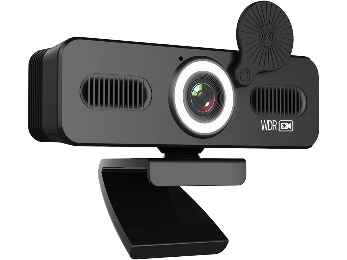 Webcam Hd 1440p Com Microfone E Usb Para Pc Brilvibera
