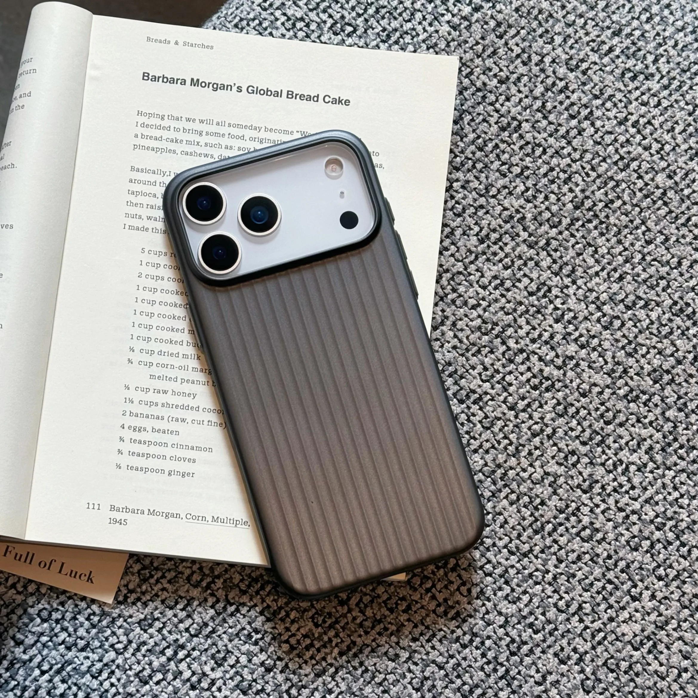 (preto, Iphone 17) Capa Magnética Clássica Listrada Para Celular