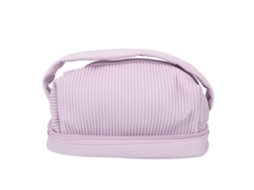 Bolsa De Maquiagem De Pu Com Grande Capacidade Impermeável Para Viagem E Lar