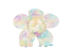Prendedor De Cabelo Em Forma De Flor De Acetato Plástico Claw Clip Colorido Roxo Para Mulheres E Meninas