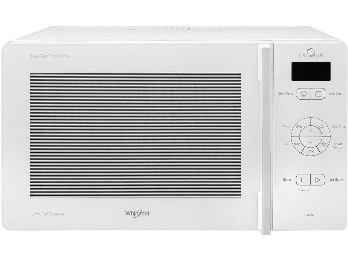 Micro-ondas WHIRLPOOL MCP 345 WH (25 L - Com Grill - Branco)