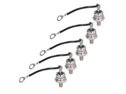 Kit De 5 Diodos Retificadores De Latão Zx40‑12, 40a 1.2kv Para Conversor De Bateria