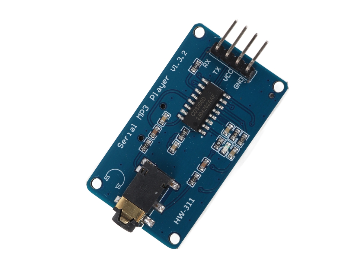 Módulo Reprodutor Mp3 Controle Porta Serial Uart