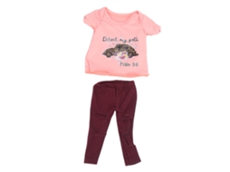 20du26 conjunto de Roupas para Boneca de 18 Polegadas Camisa Manga Curta e Calças