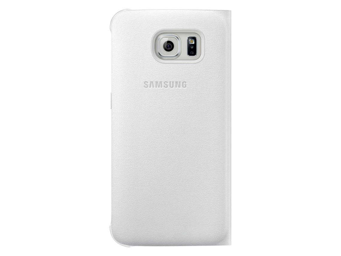 Capa Flip p/ Samsung Galaxy S6 Edge Branca