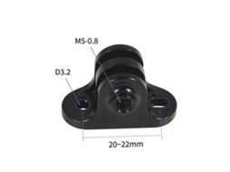 (preto B) Espaçamento Entre Furos De 20-22 Mm, Haste Extensora Para Cronômetro, Suporte Metálico Conversível