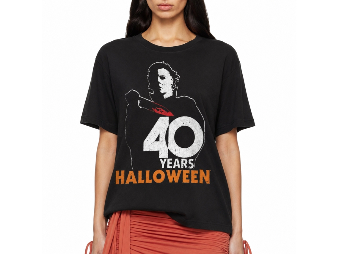 Rockinstone Halloween Movie 40 Black Adult T-shirt Size:xxxl
