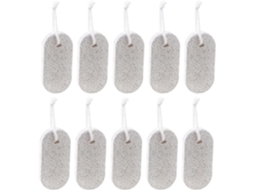 Conjunto de 20 pedras vulcânicas esfoliantes para banheiras, ferramenta ajustável para pedicure.