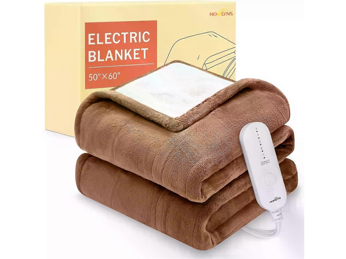 Manta Elétrica De Lã Flanelada Macia, Aquecida, Com 5 Níveis De Temperatura. Olysi Shop
