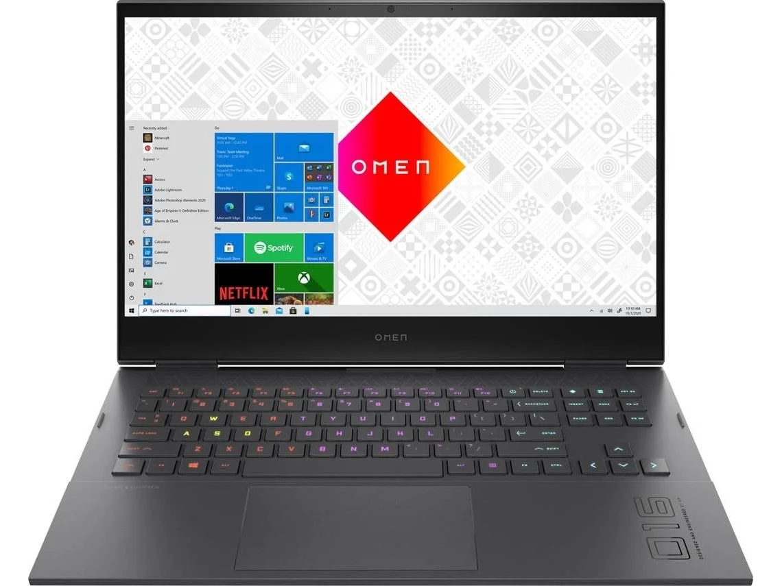 Portátil Gaming HP Omen 16-c0002np (Outlet Grade A - AMD Ryzen 7 5800H - AMD Radeon RX 6600M - RAM: 16 GB - 512 GB SSD - 16.1'')