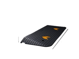 Rampas De Curbas Para Entrada, Portáteis, Antiderrapantes, 43.7x16.0x2.0polegadas Oem