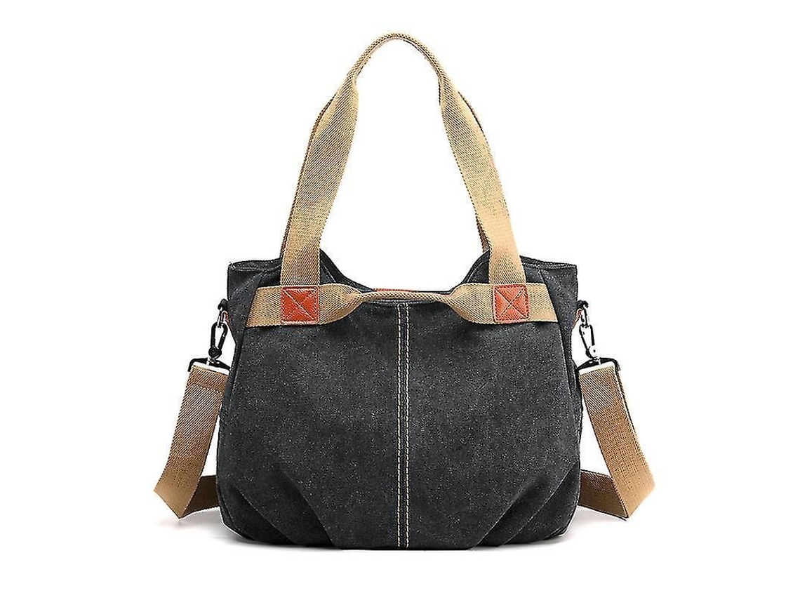 Bolsa de Ombro para Mulher, Casual, Grande, de Lona | S/MARCA