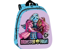 Mochila Escolar MONSTER HIGH Azul Lilás 27 X 33 X 10 Cm