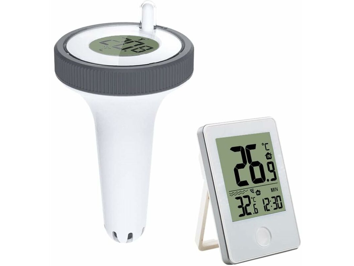 Termômetro Solar Digital Flutuante com Led AQUAFORGE para Piscinas, Spas, Jacuzzis