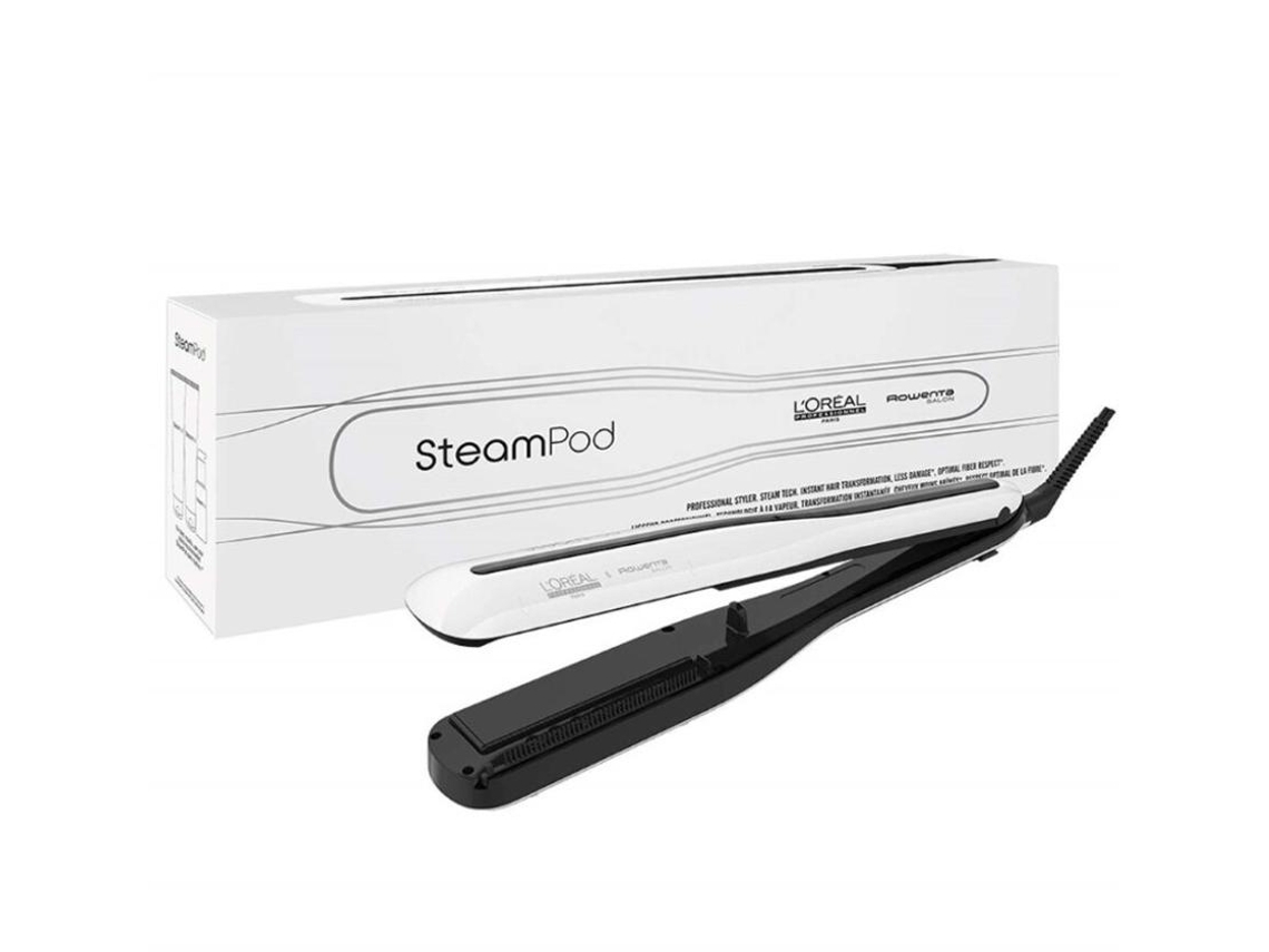 Alisador de Cabelo L'ORÉAL STEAMPOD V3 EUROPE (Outlet Caixa Aberta - Cerâmica - 180º-210ºC)